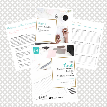 The Ultimate Business Success Checklist for Wedding Planners